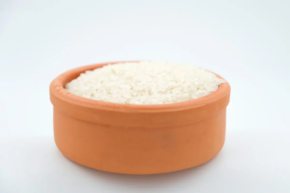 A sauced beef dish served over steamed rice