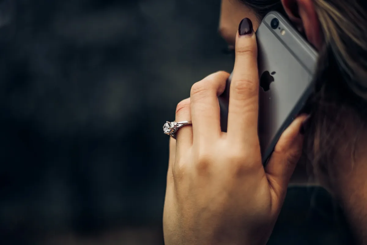 Someone phoning a restaurant to order directly