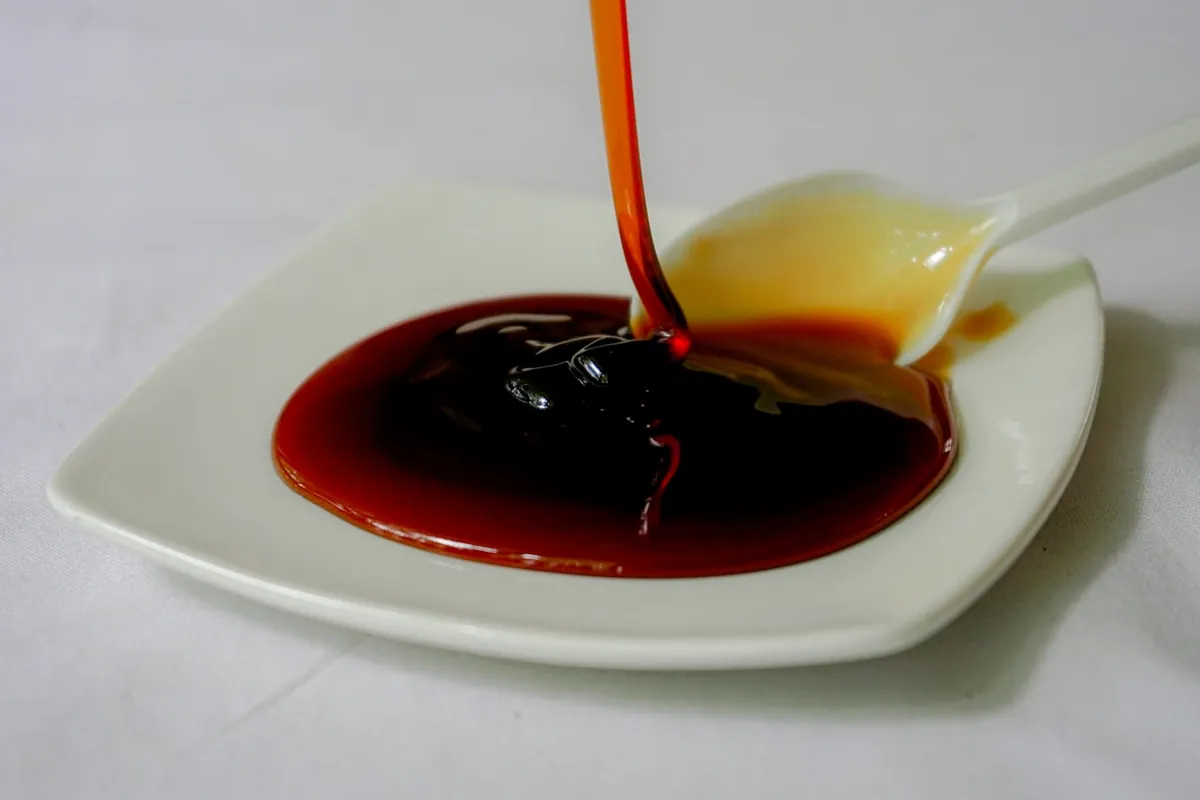 A savory sauced Chinese dish