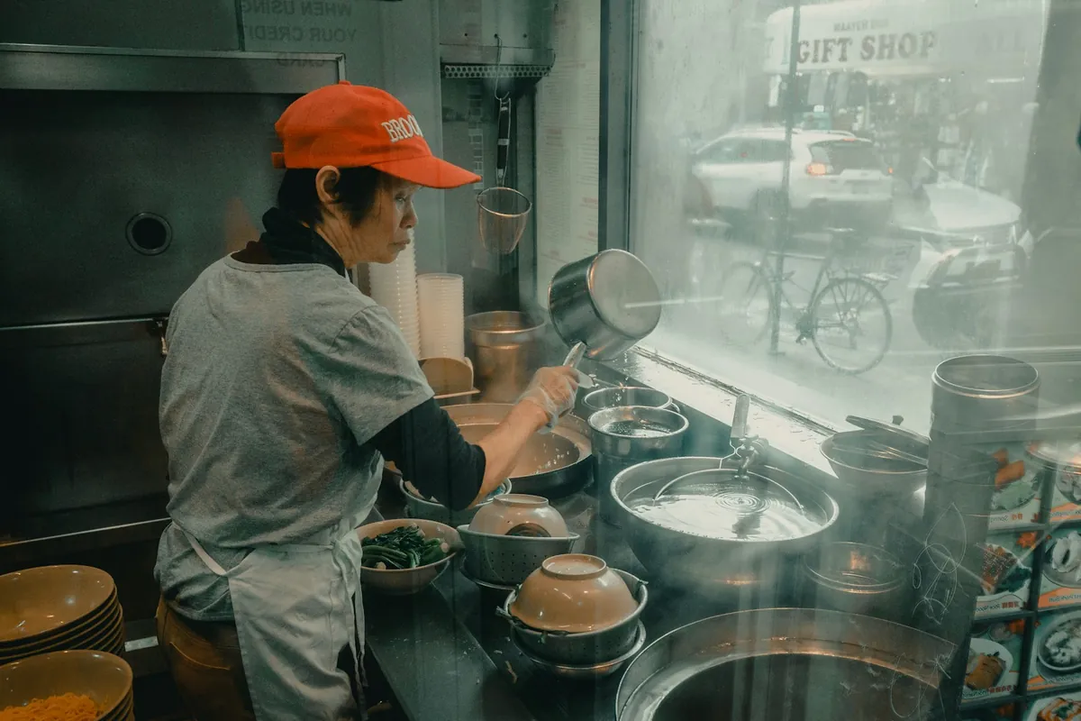 A spread of classic Chinese takeout dishes