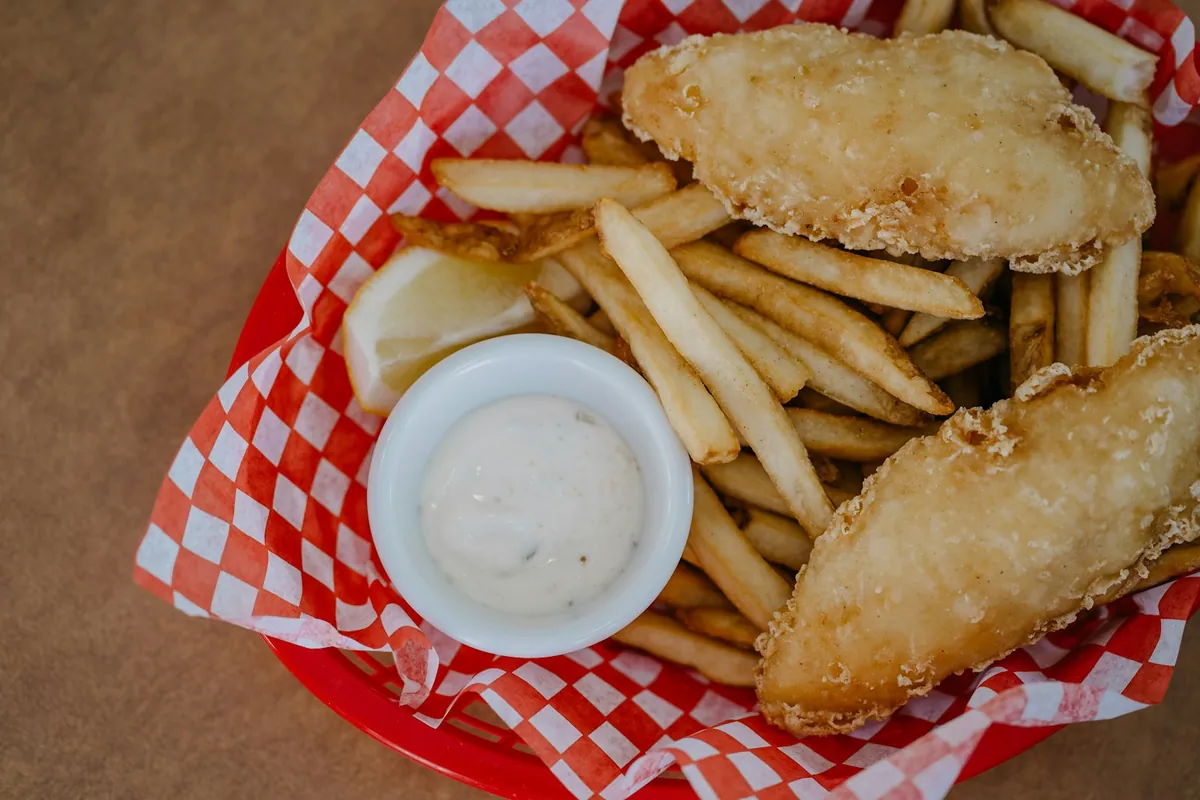 Crisp fried Chinese appetizers on a plate