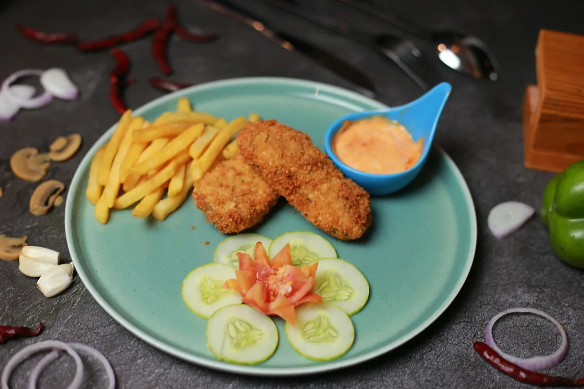 Small cups of dipping sauce