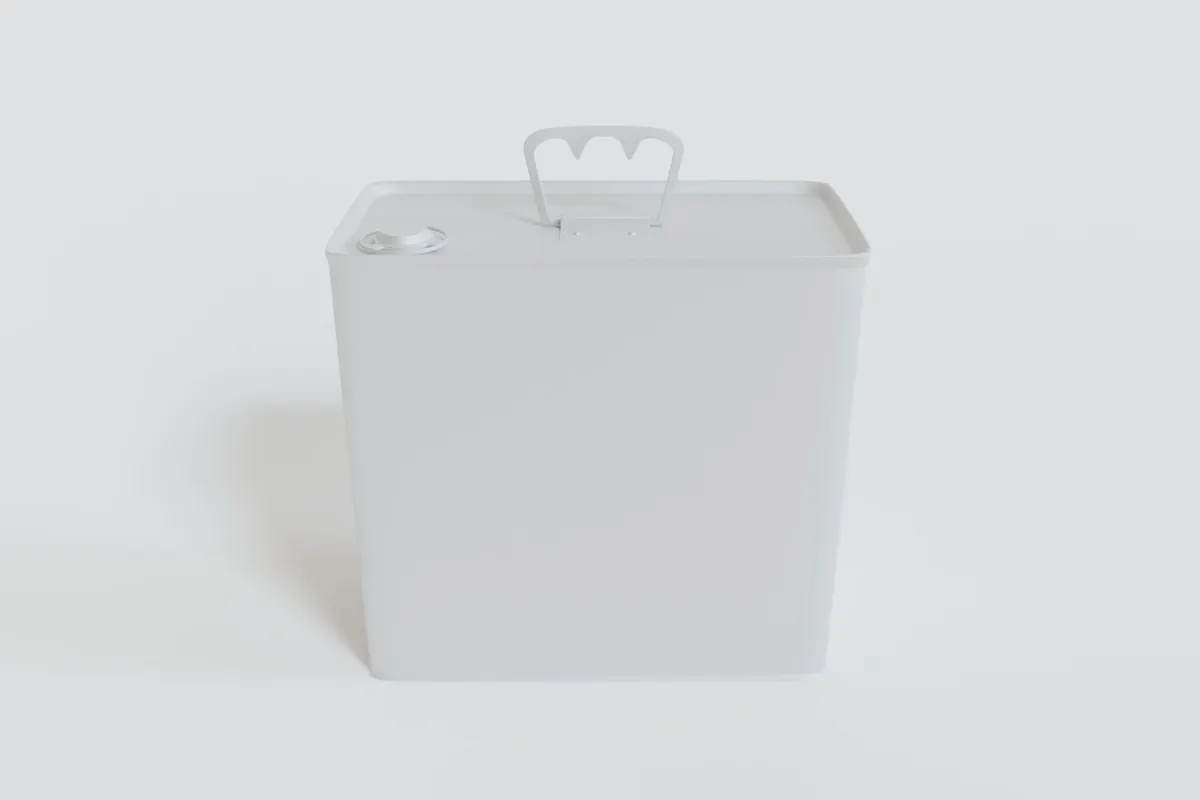 A folded paperboard takeout carton