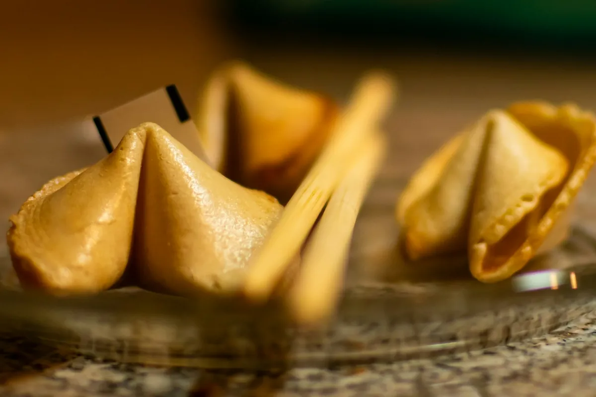 A pile of wrapped fortune cookies