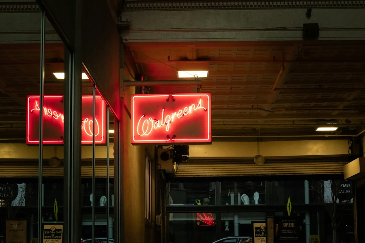 Older storefronts along a city street