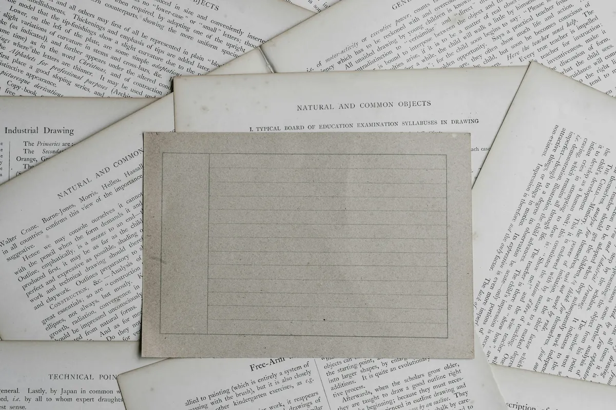 An order being written down on paper